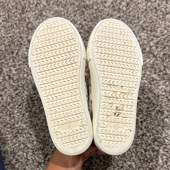 Cat & Jack Cream and Pink Kids' High-Top Sneakers - Picture 6 of 7